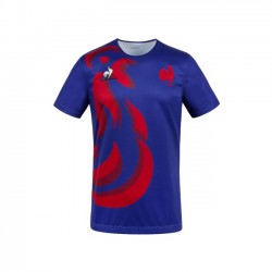 Camisola Francesa Rugby 7S Equipamento Primeiro 2020-2021 Manga Curta
